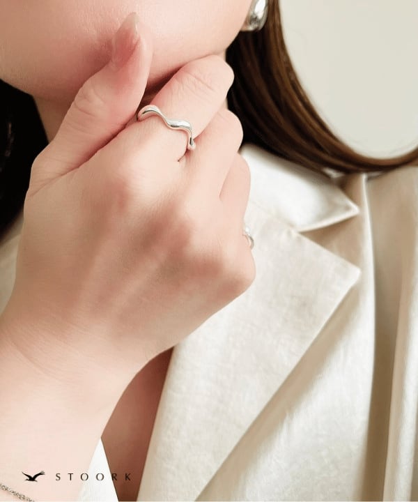 s925 Naminami Ring - stoork