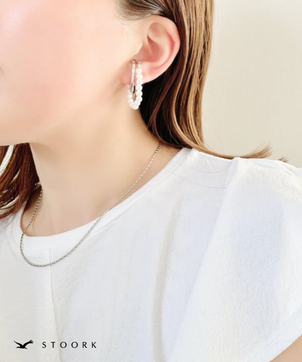 【再入荷】s925 Pearl Ear Cuff - stoork