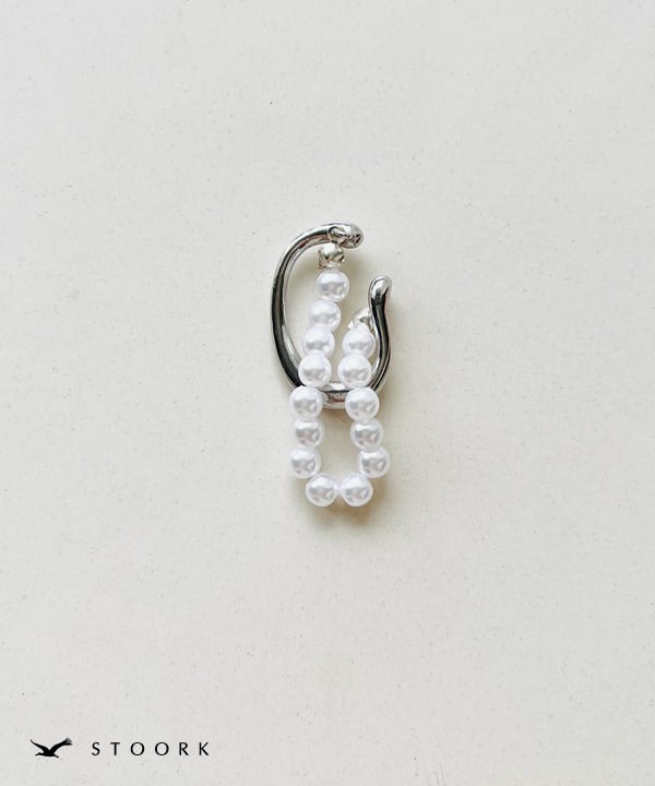 【再入荷】s925 Pearl Ear Cuff - stoork