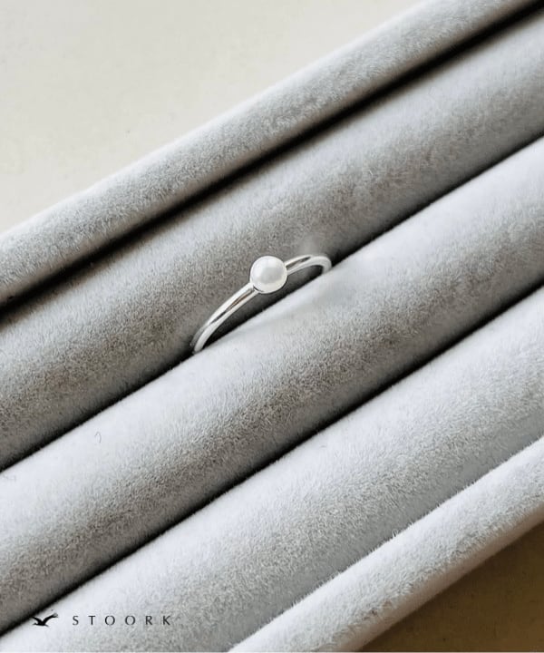 s925 Pearl Ring - stoork