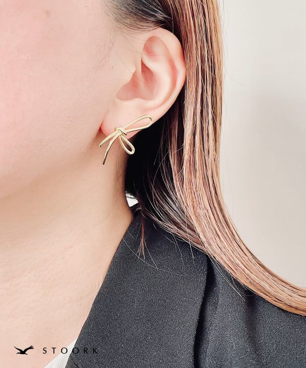s925 Ribbon Pierce - stoork