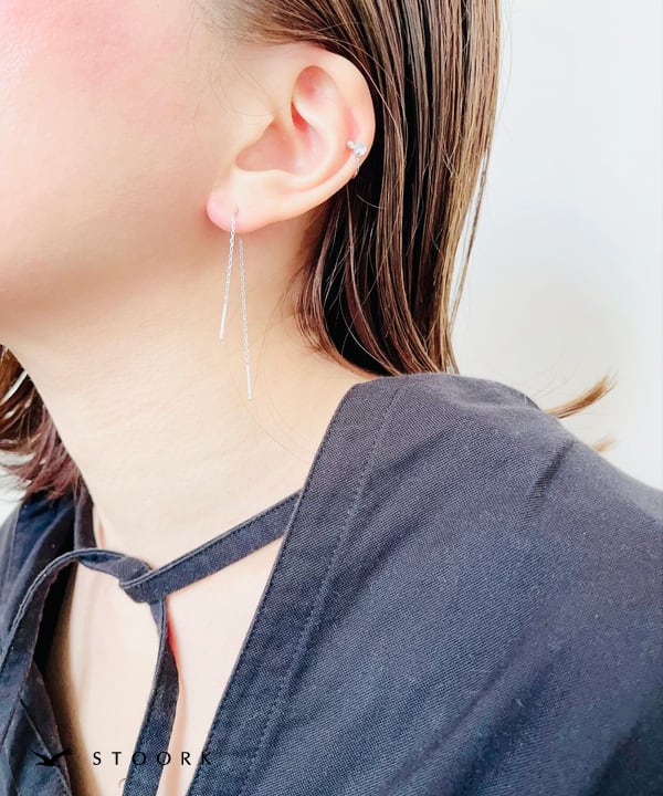 s925 Ring Ear Cuff - stoork