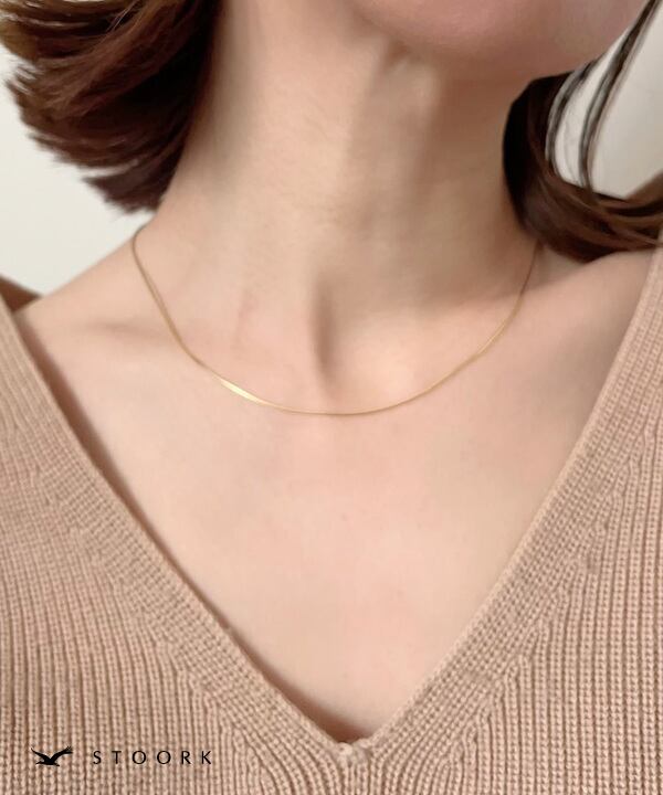 s925 Simple Skin Necklace - stoork