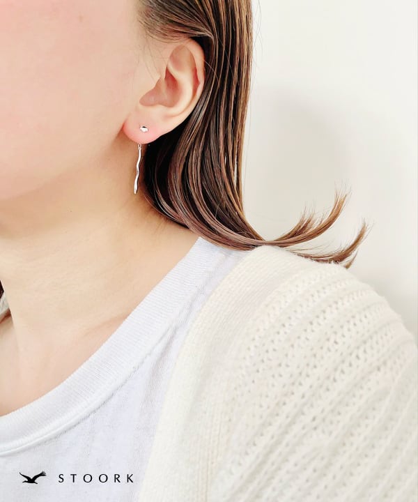 s925 Star Long Pierce - stoork