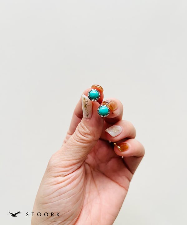 s925 Turquoise Pierce - stoork