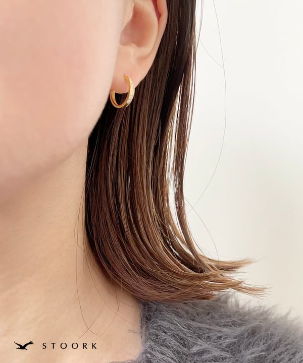 s925 Zirconia Tiny Pierce - stoork