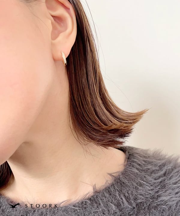 s925 Zirconia Tiny Pierce - stoork