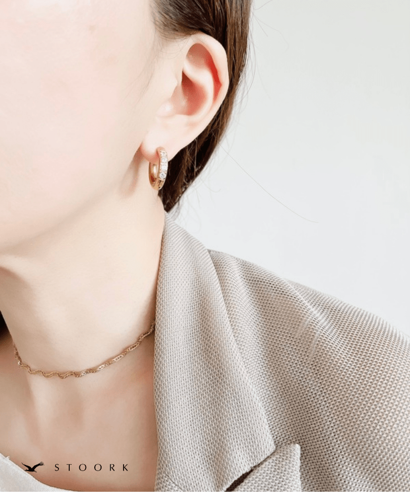 Shine Hoop Pierce | 金属アレルギー対応アクセサリー通販ショップ