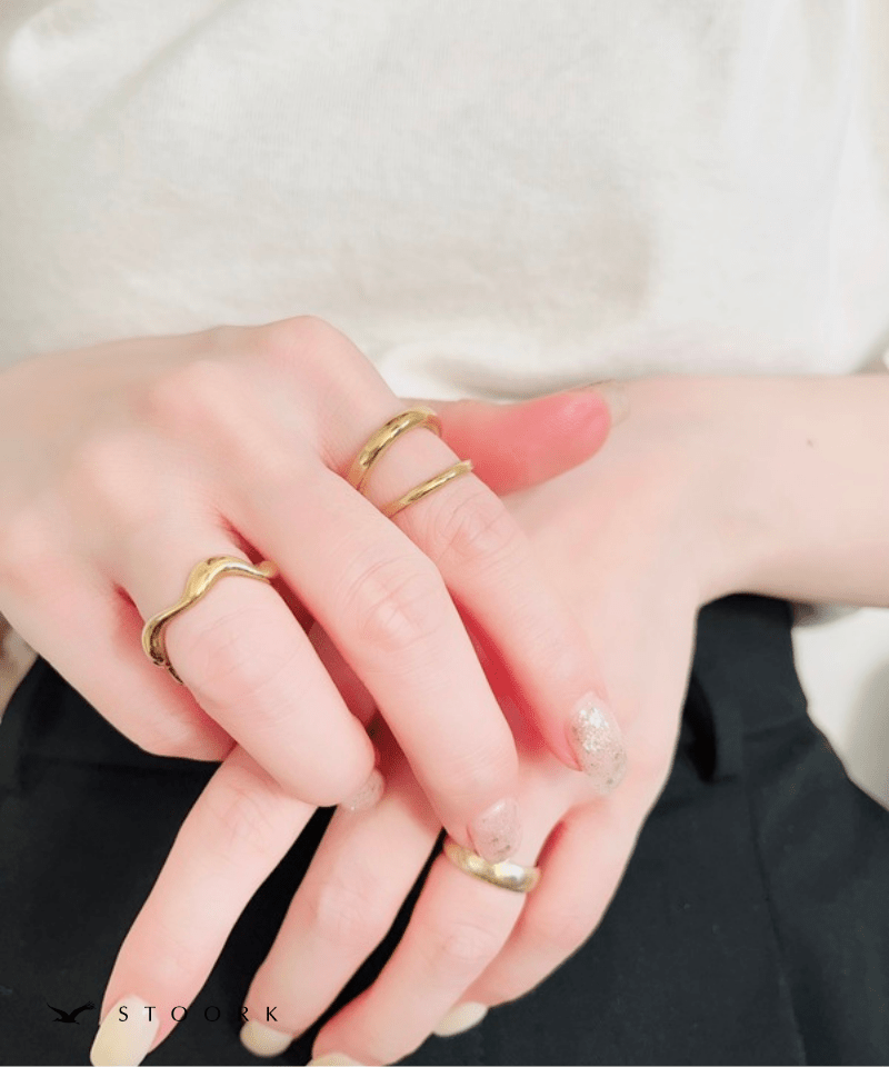 Simple Double Line Ring - stoork