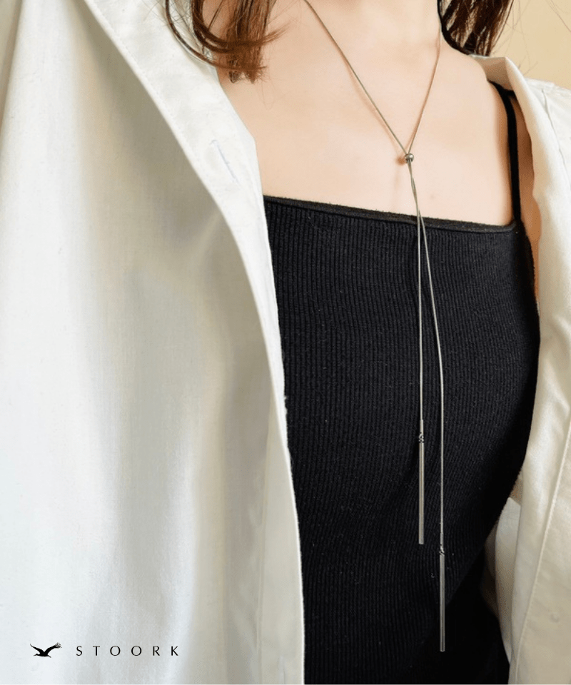 Slide Drop Chain Necklace - stoork