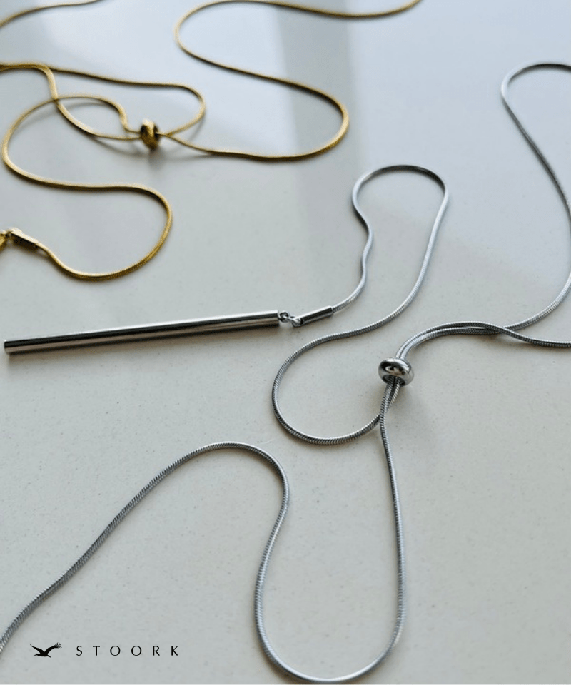 Slide Drop Chain Necklace - stoork