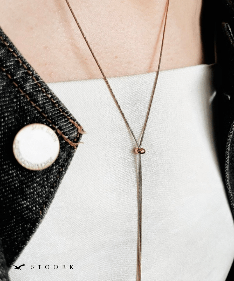Slide Drop Chain Necklace - stoork