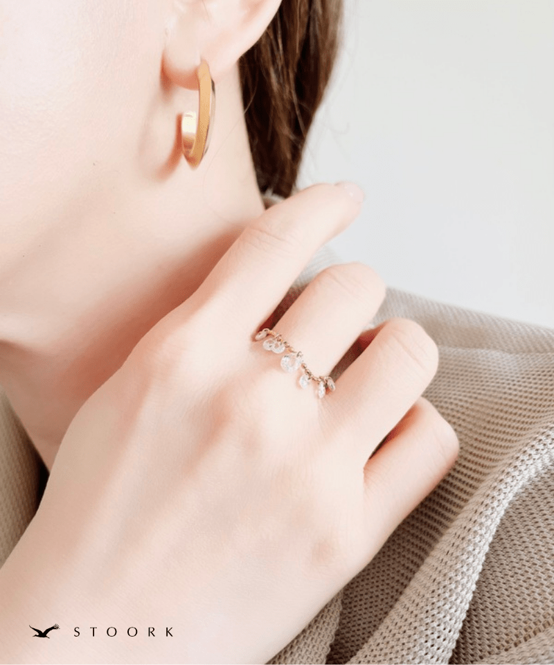 Slider Crystal Ring - stoork