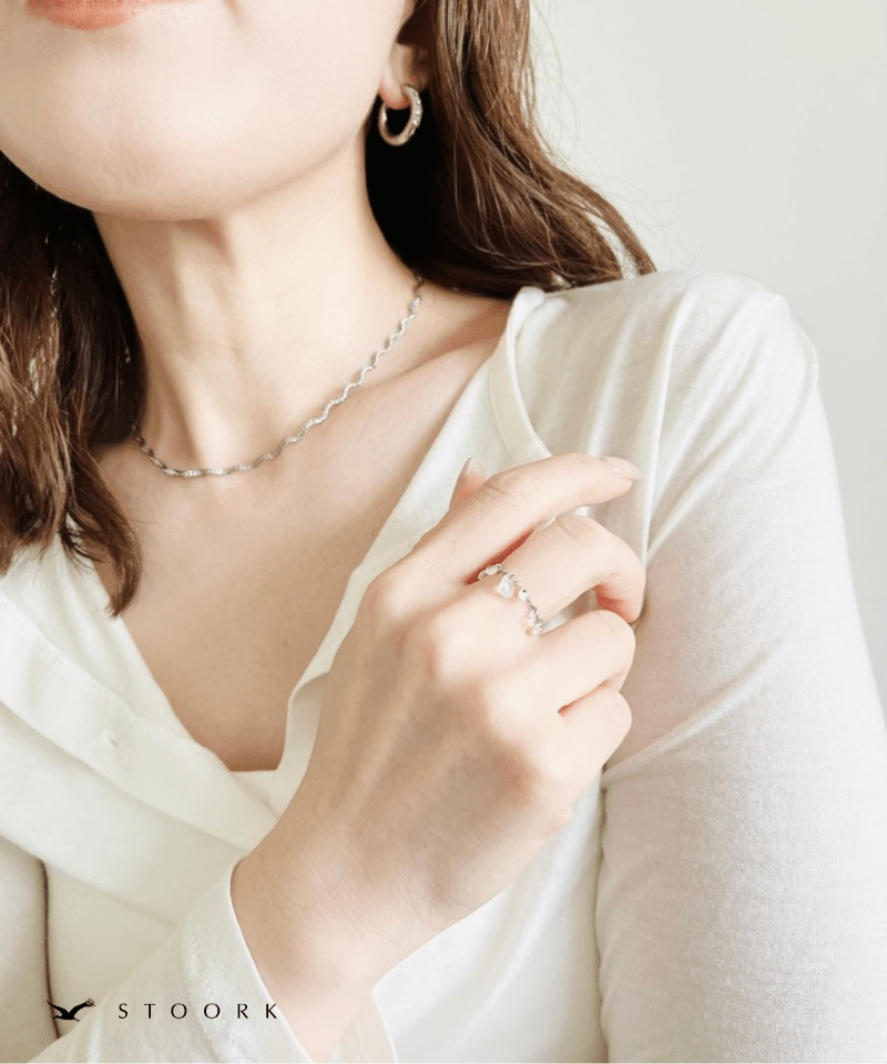 Slider Crystal Ring - stoork