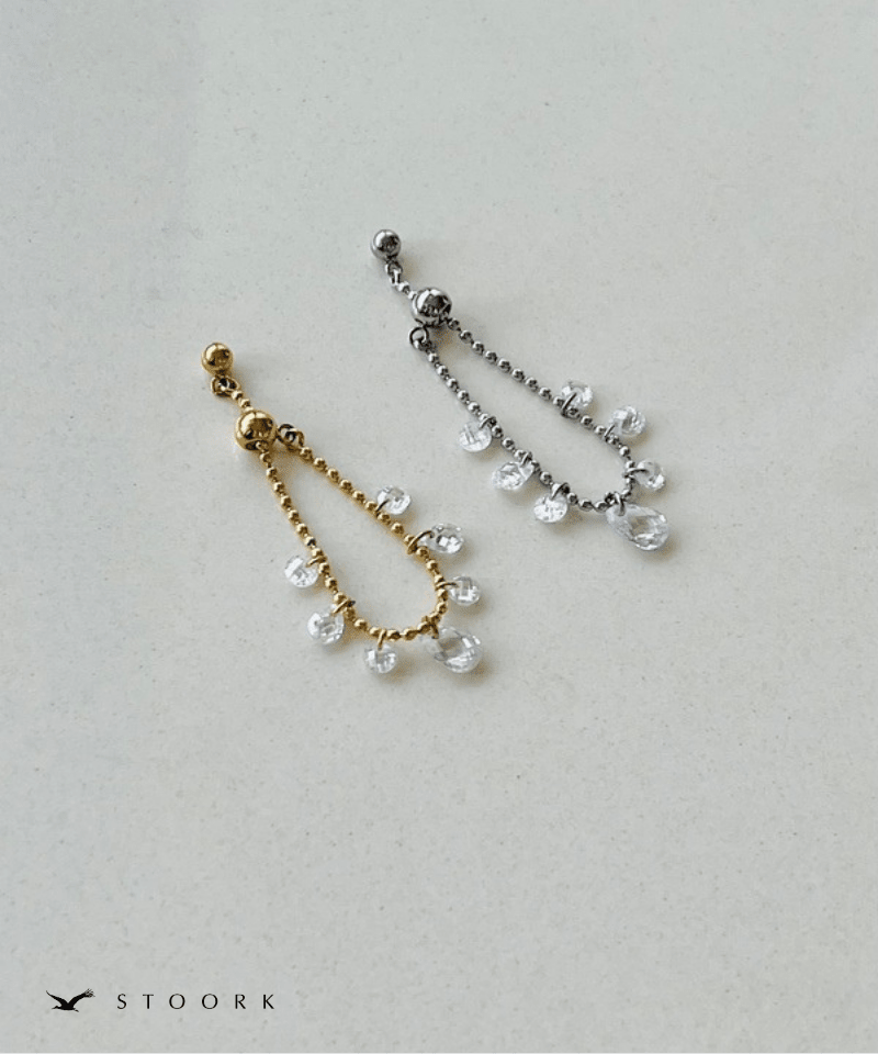 Slider Crystal Ring - stoork