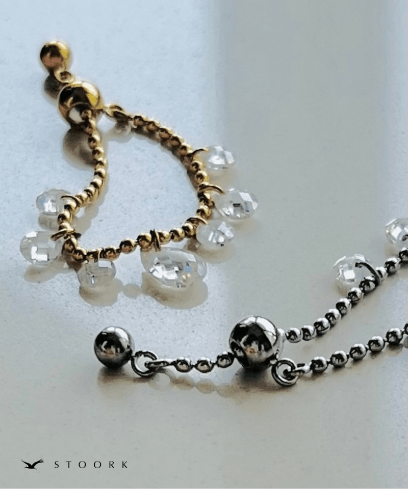 Slider Crystal Ring - stoork