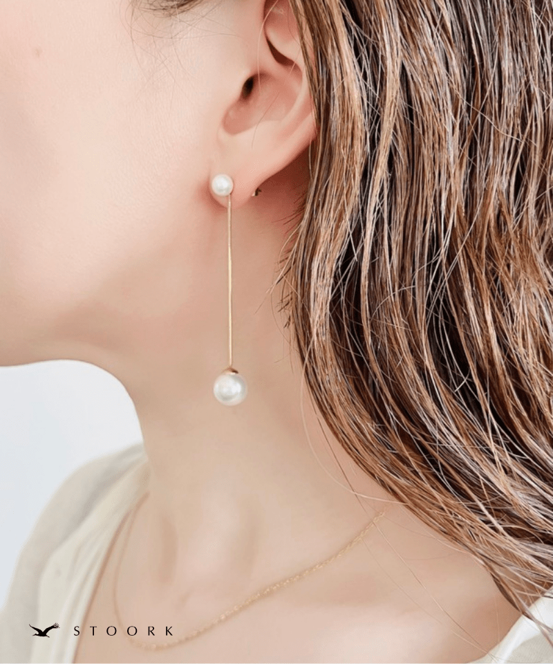 Snake Chain Pearl Pierce - stoork