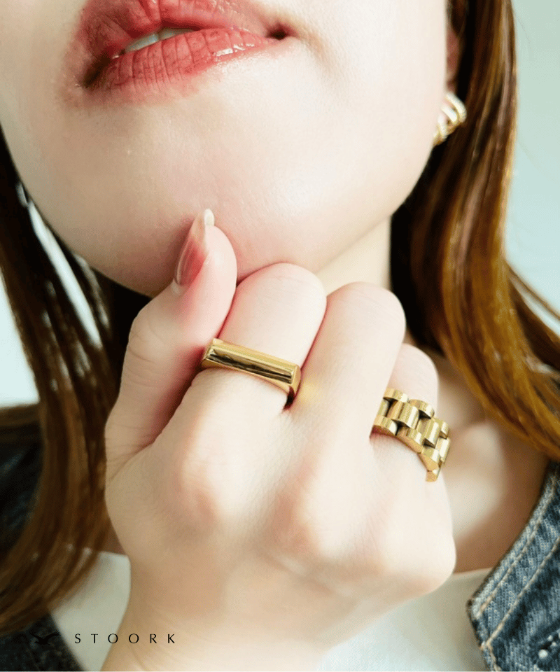 【再入荷】Square Design Ring - stoork
