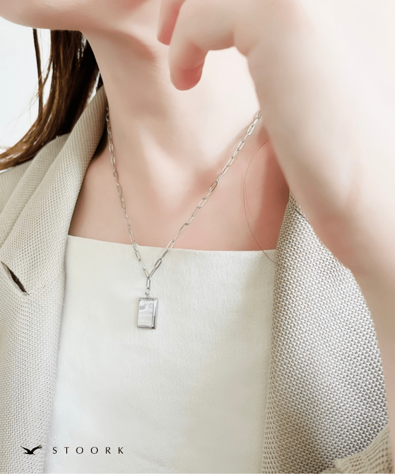 Square Shell Necklace - stoork