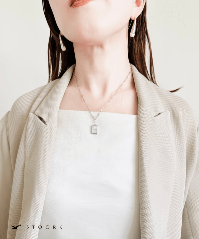 Square Shell Necklace - stoork