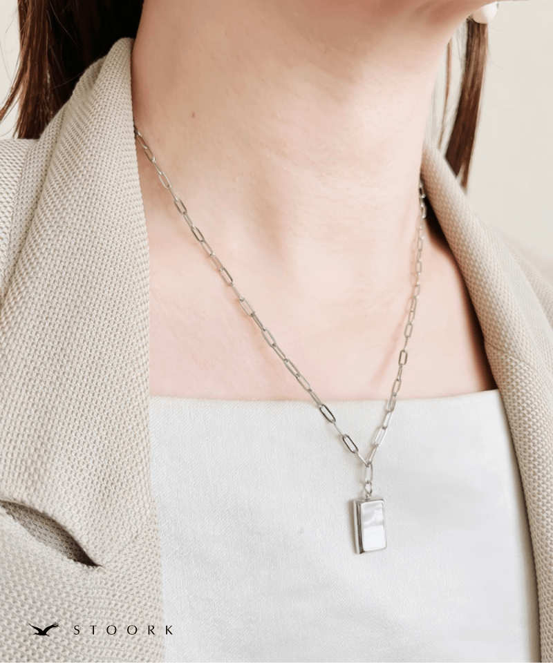 Square Shell Necklace - stoork