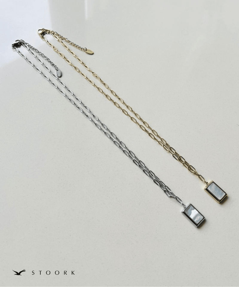 Square Shell Necklace - stoork