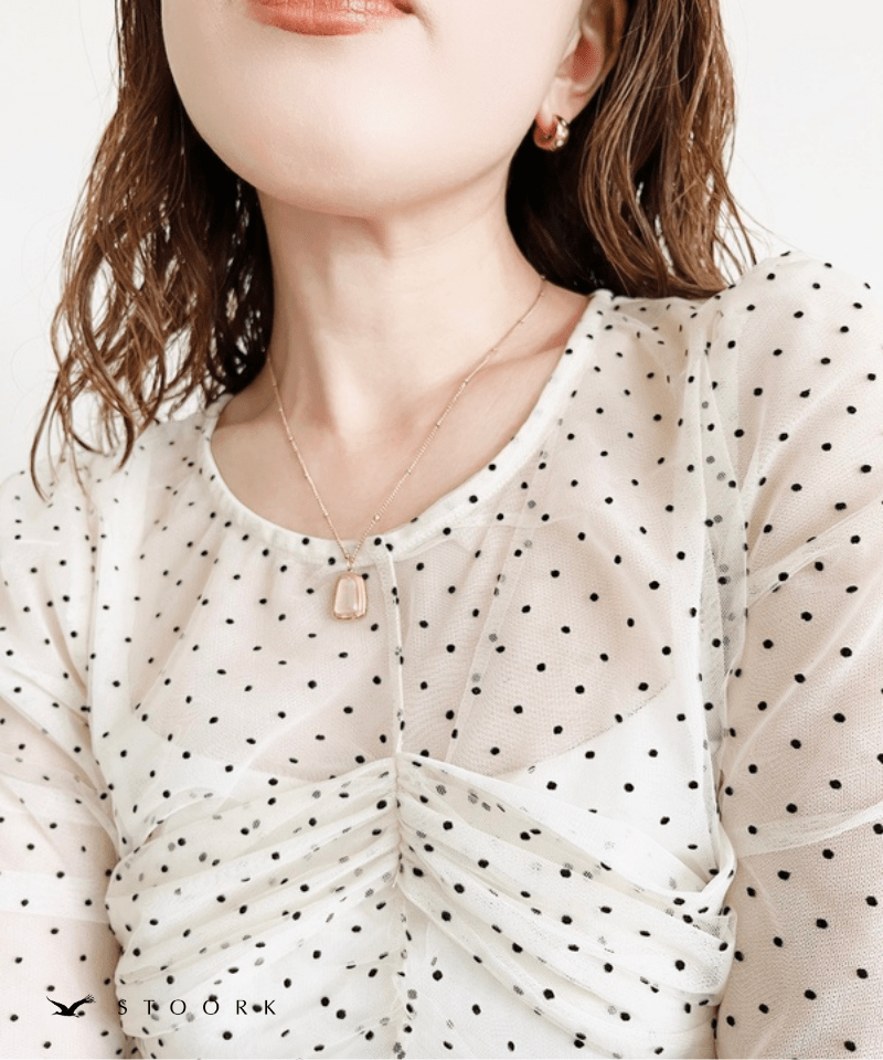Square Stone Necklace - stoork