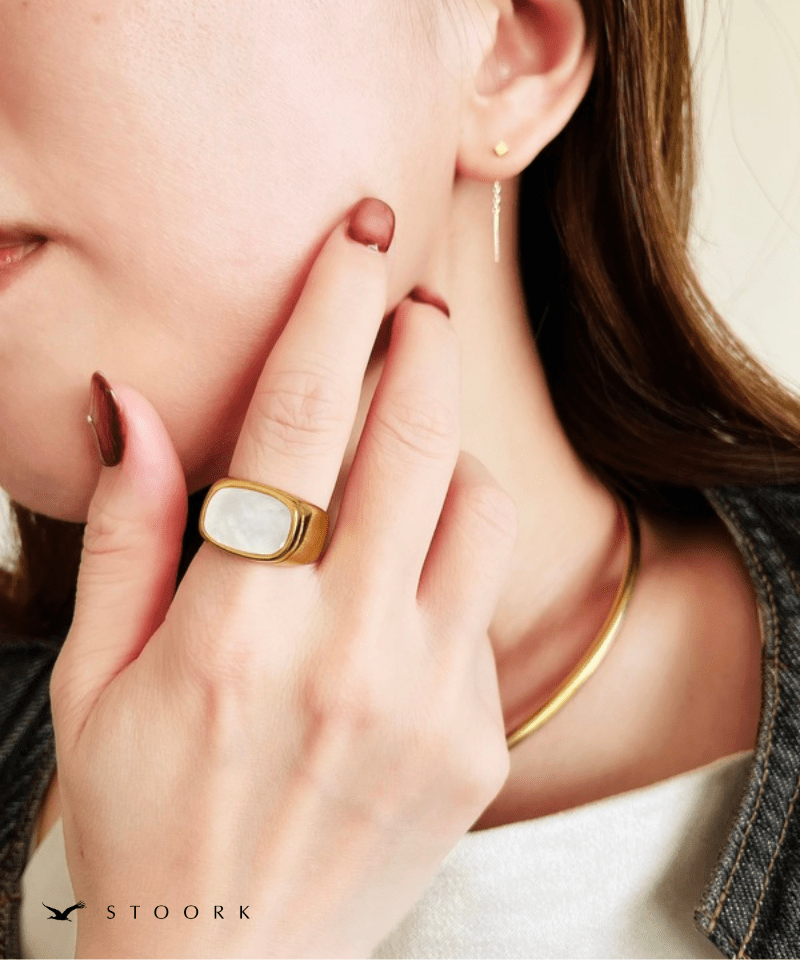 【再入荷】Square Top Ring - stoork