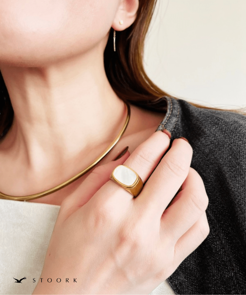 【再入荷】Square Top Ring - stoork