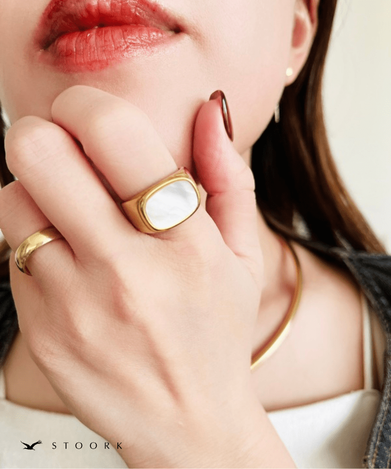 【再入荷】Square Top Ring - stoork