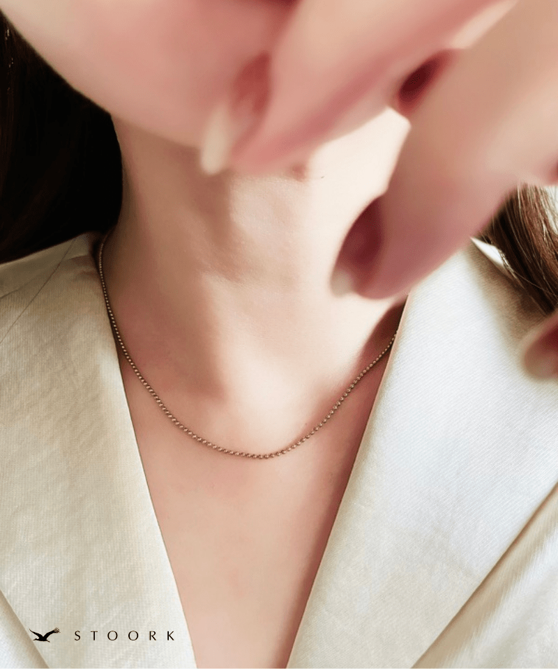 Tiny Ball Necklace - stoork