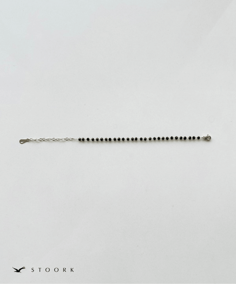Tiny Black Beads Bracelet - stoork