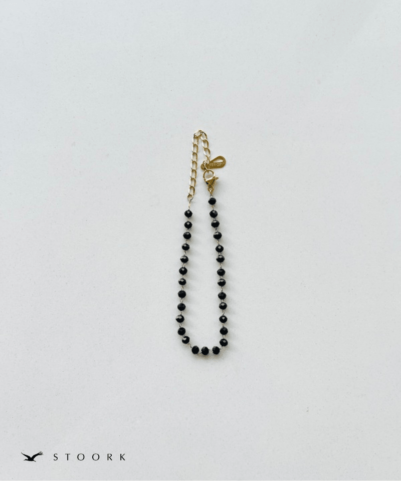 Tiny Black Beads Bracelet - stoork