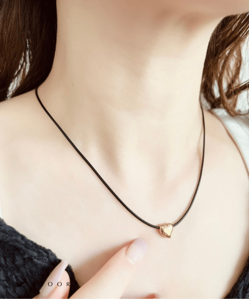 Tiny Heart Code Necklace - stoork