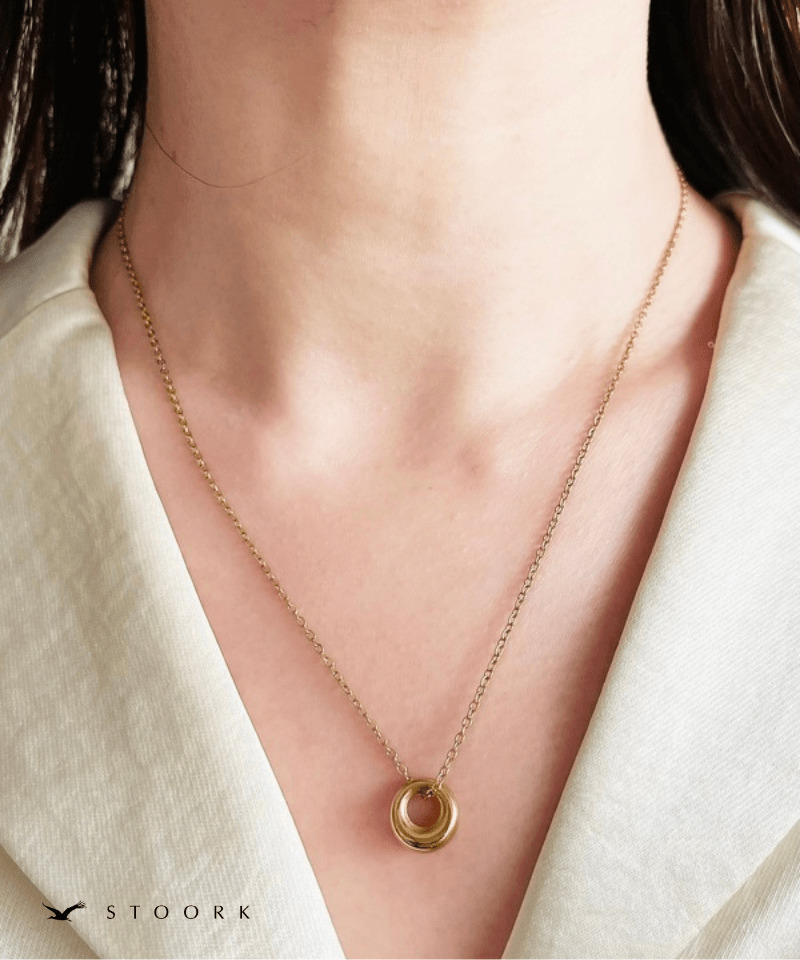 Tiny Round Charm Necklace - stoork