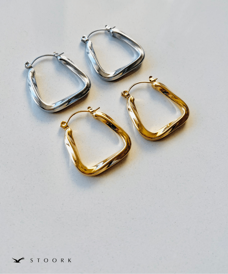 【再入荷】Trapezoid Twist Pierce - stoork