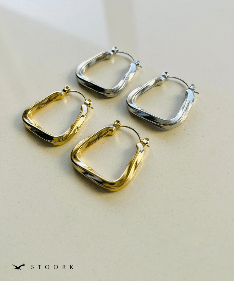 【再入荷】Trapezoid Twist Pierce - stoork