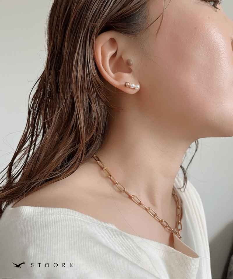 Triple Pearl Bar Pierce - stoork