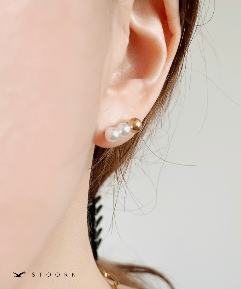 Triple Pearl Bar Pierce - stoork