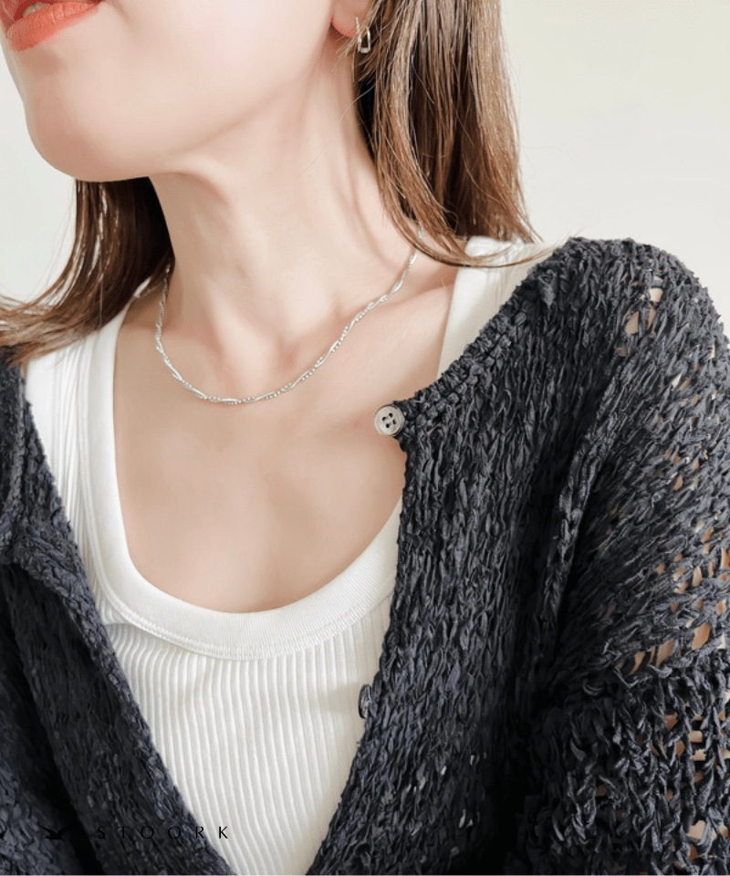 Twist Ball Line Necklace - stoork