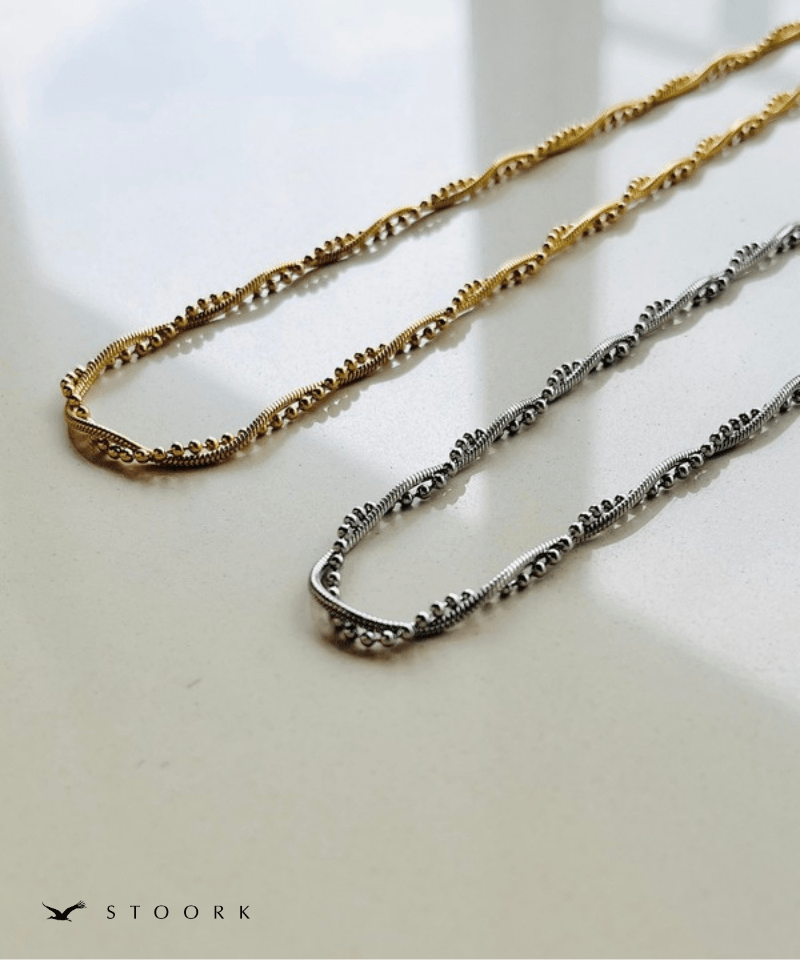 Twist Ball Line Necklace - stoork