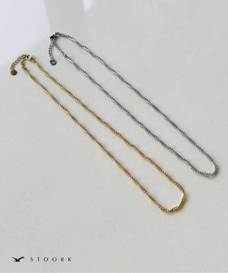 Twist Ball Line Necklace - stoork