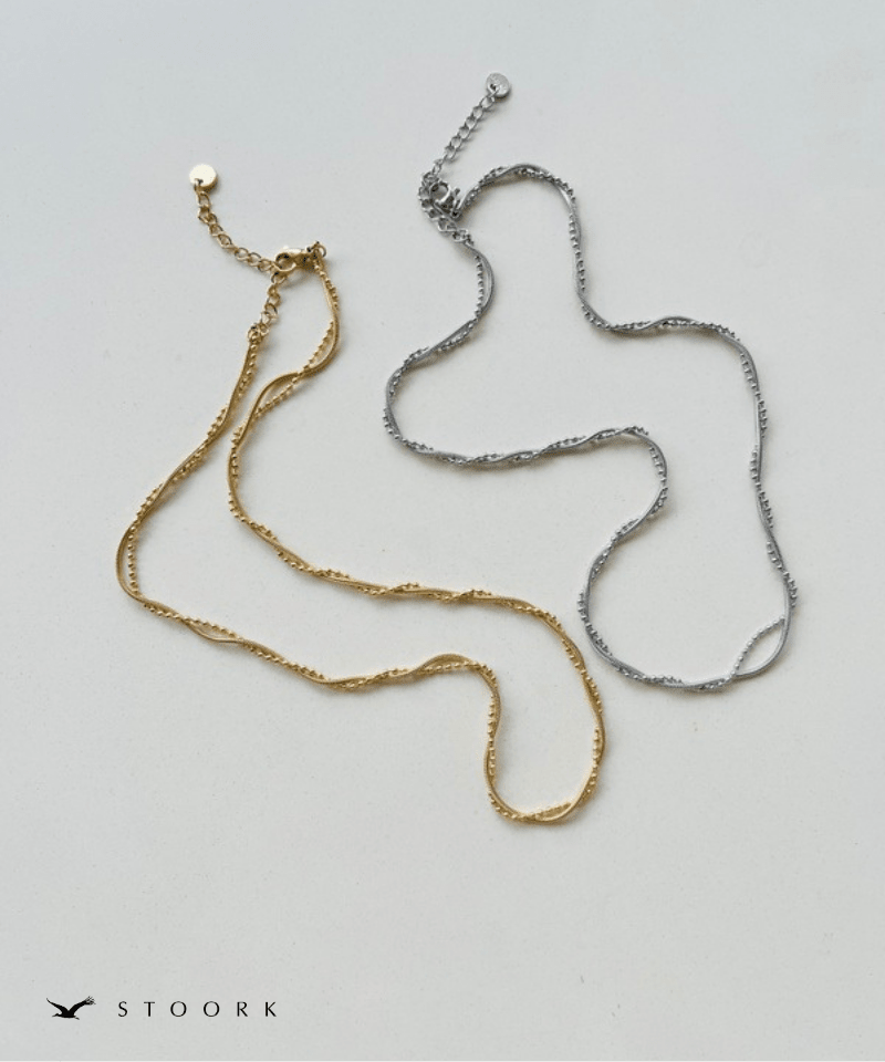 Twist Ball Line Necklace - stoork