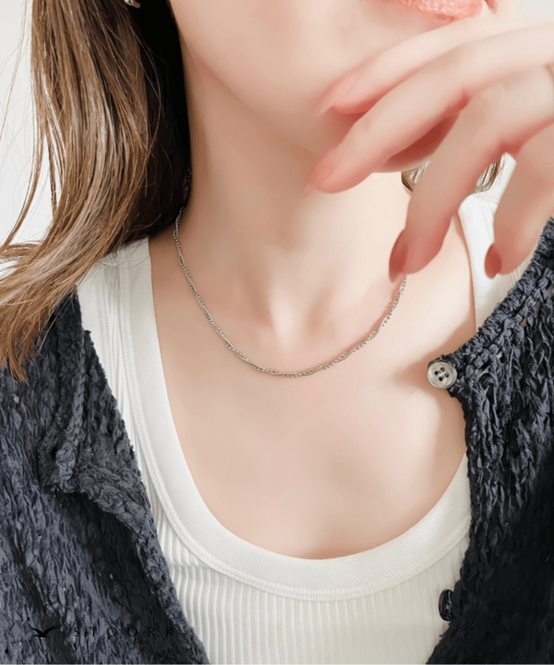 Twist Ball Line Necklace - stoork