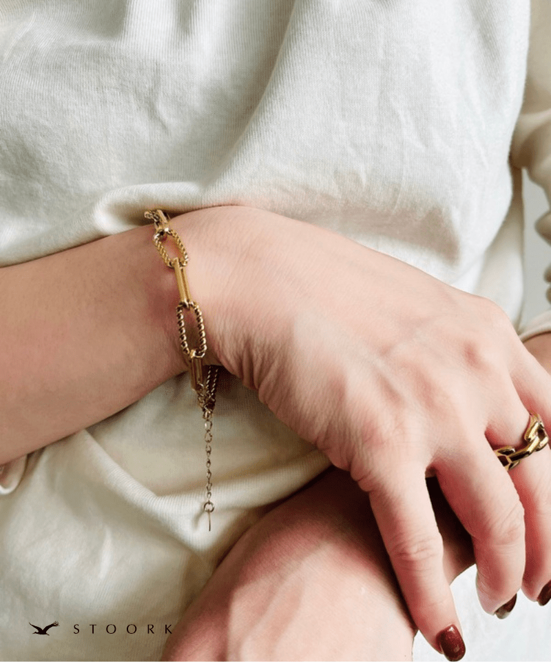 Twist Link Chain Bracelet - stoork