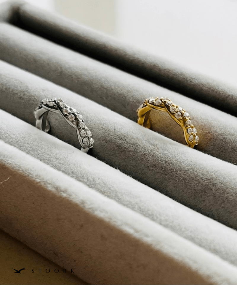 Twist Zircon Ear Cuff - stoork