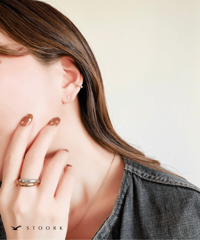 Twist Zircon Ear Cuff - stoork