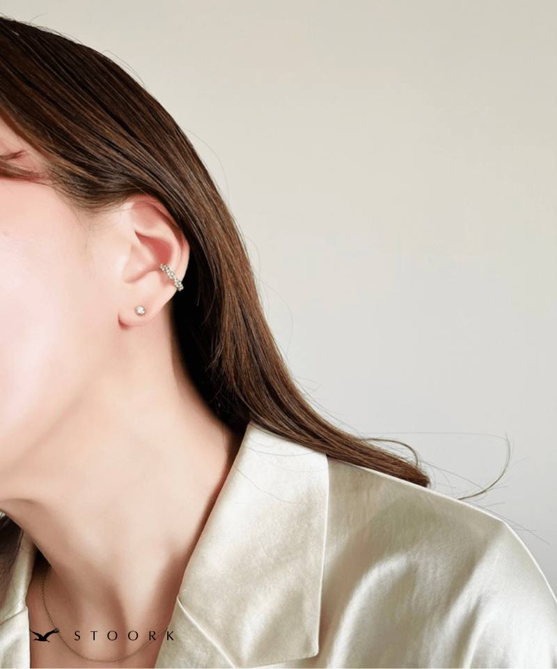 Twist Zircon Ear Cuff - stoork