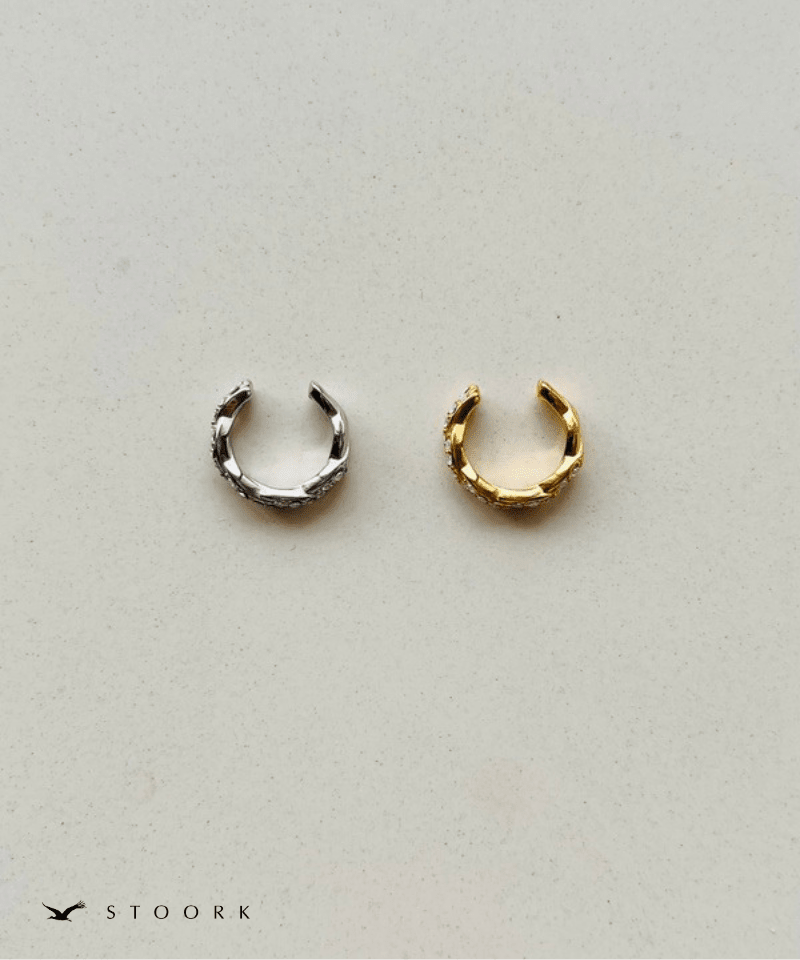 Twist Zircon Ear Cuff - stoork