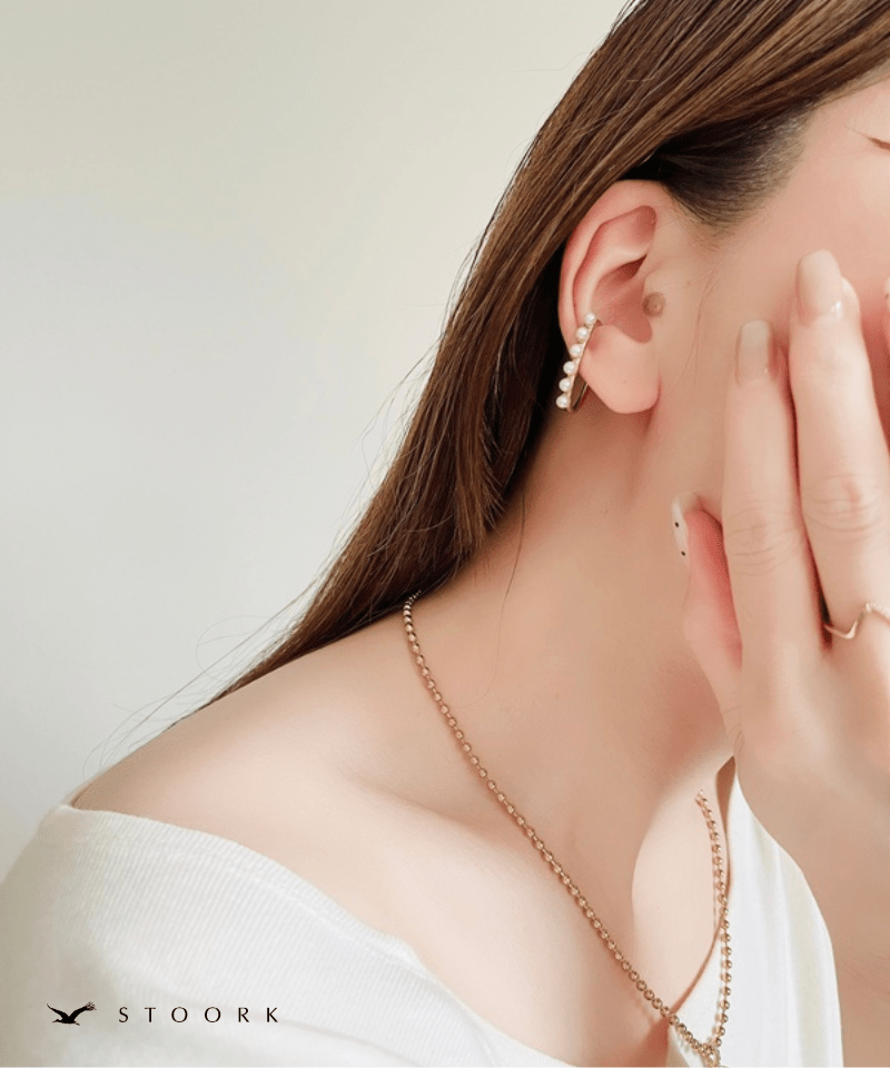 Volume Pearl Ear Cuff - stoork